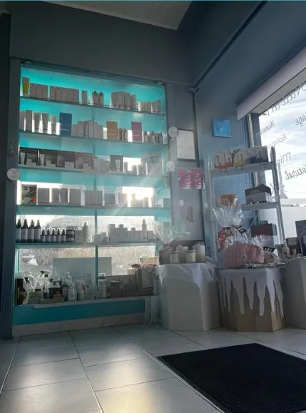 Vitrine de produits bio